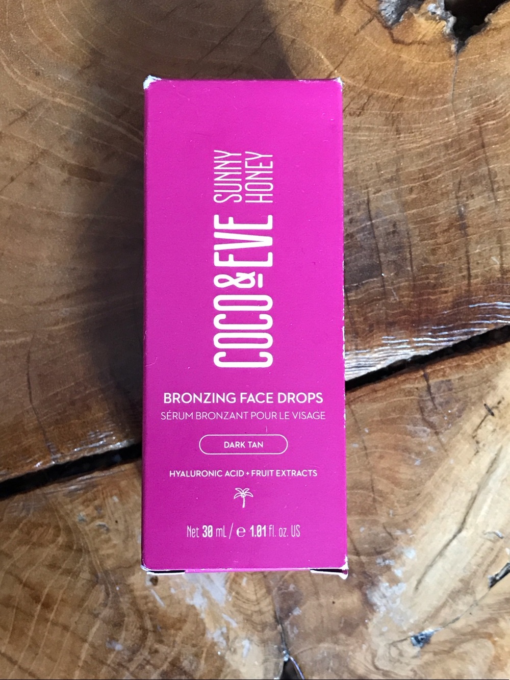 COCO & EVE Sunny Honey Bronzing Face Drops - Pink (Dark Tan)